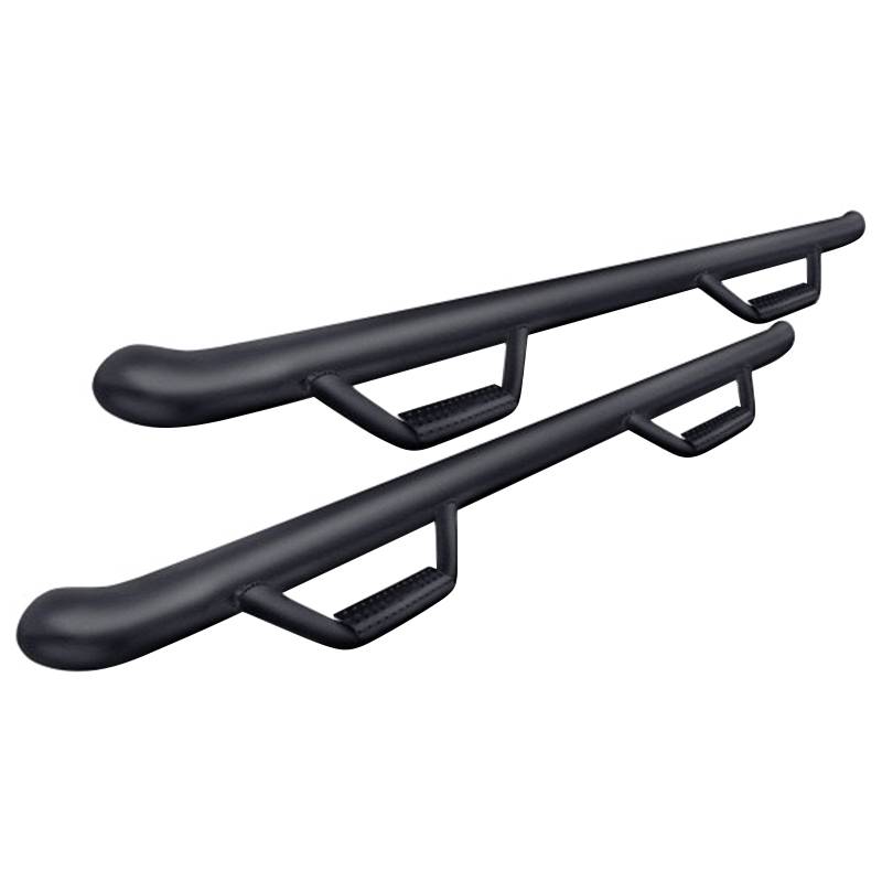 N-Fab - N-Fab C1173QC-TX Cab Length Nerf Bars for Chevy Silverado and GMC Sierra 2500/3500 HD Extended Cab 2011-2013 - Textured Black