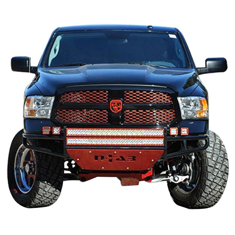 N-Fab - N-Fab D092LRSP RSP Pre-Runner Front Bumper for Dodge Ram 1500 2009-2020 - Gloss Black