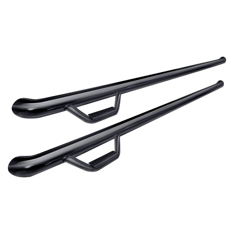 N-Fab - N-Fab D0968RC Wheel to Wheel Nerf Bars for Dodge Ram 1500 Regular Cab 2009-2013 - Gloss Black