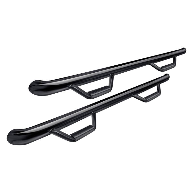 N-Fab - N-Fab D0989CC Wheel to Wheel Nerf Bars for Dodge Ram 1500 Crew Cab 2009-2015 - Gloss Black
