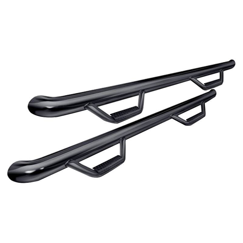 N-Fab - N-Fab F0489QC Wheel to Wheel Nerf Bars for Ford F150 Super Cab 2004-2008 - Gloss Black