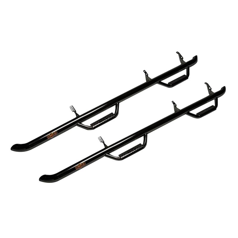 N-Fab - N-Fab F11111CC Wheel to Wheel Nerf Bars for Ford F250/F350/F450 Crew Cab 2011-2016 - Gloss Black