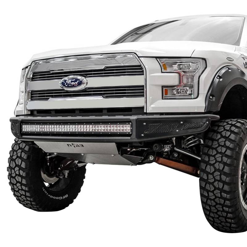 N-Fab - N-Fab F151MRDS M-RDS Pre-Runner Front Bumper for Ford F150 2015-2017 - Gloss Black