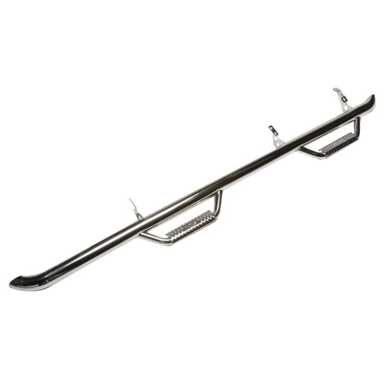 N-Fab - N-Fab N0482CC-SS Wheel to Wheel Nerf Bars for Nissan Titan Crew Cab 2004-2015 - Stainless Steel