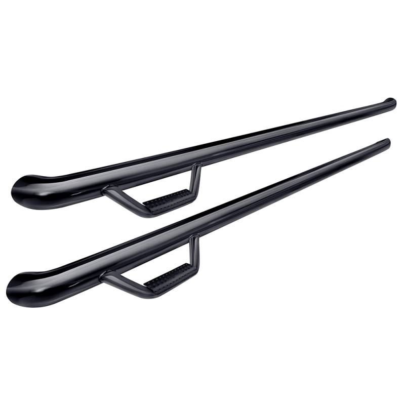 N-Fab - N-Fab T0654RC Wheel to Wheel Nerf Bars for Toyota Tacoma Standard Cab 2005-2014 - Gloss Black