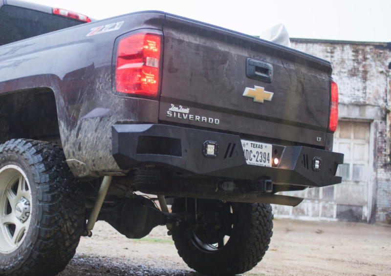 Tough Country - Tough Country C150SBB Sport Rear Bumper for Chevy Silverado 1500 2014-2018