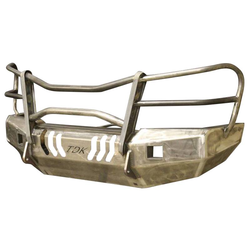 Throttle Down Kustoms - Throttle Down Kustoms BGRMA0306CH Front Bumper with Mayhem Guard for Chevy Silverado 1500/2500/3500 2003-2006