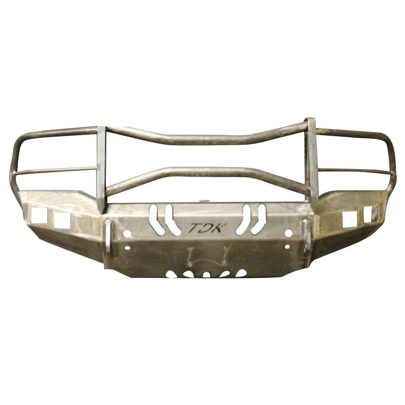 Throttle Down Kustoms - Throttle Down Kustoms BGRMA9904F Front Bumper with Mayhem Guard for Ford F250/F350/F450/F550 1999-2004