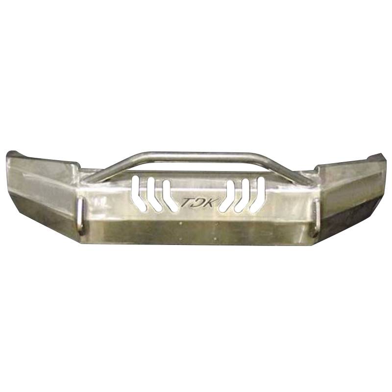 Throttle Down Kustoms - Throttle Down Kustoms BPUSH0916D1500 Front Bumper with Push Bar for Dodge Ram 1500 2009-2017