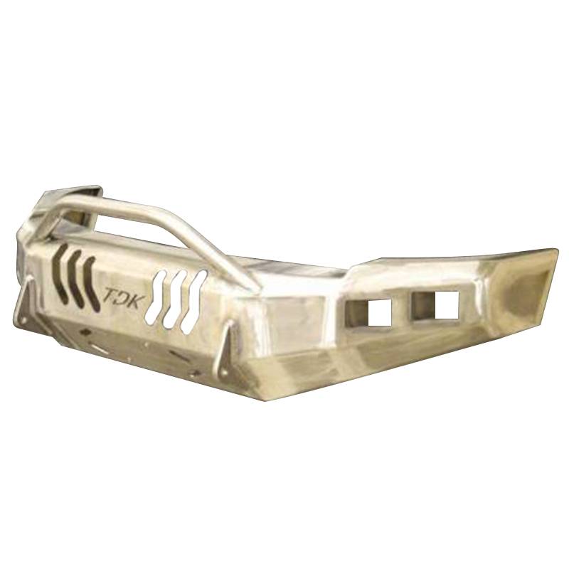 Throttle Down Kustoms - Throttle Down Kustoms BPUSH1017D Front Bumper with Push Bar for Dodge Ram 2500 HD/3500 HD 2010-2018