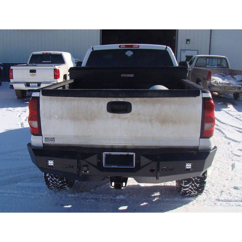 Throttle Down Kustoms - Throttle Down Kustoms RNO0306CH Rear Bumper for Chevy Silverado 1500/2500/3500 2003-2006
