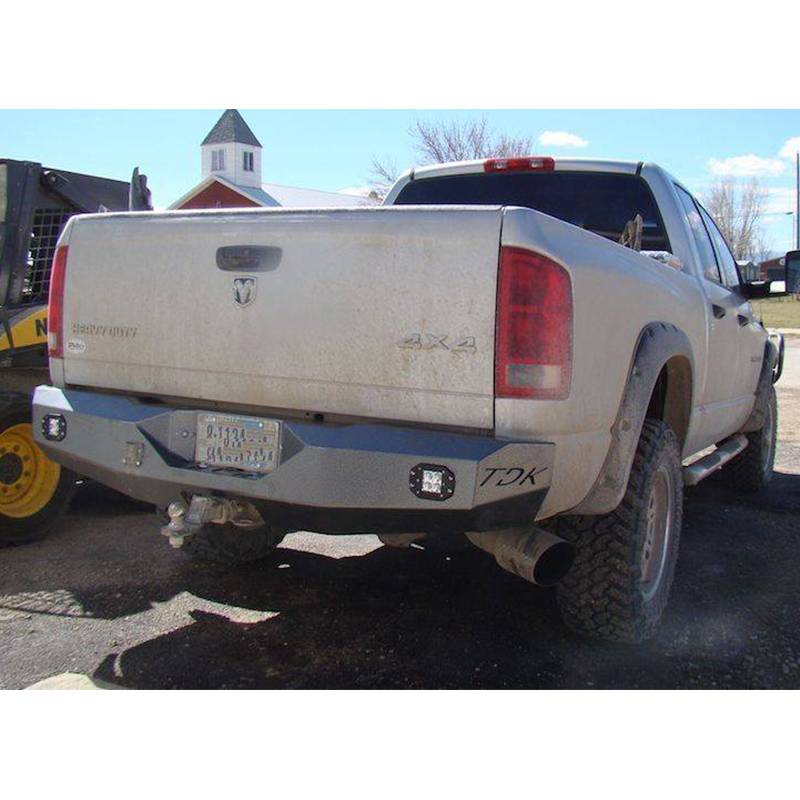 Throttle Down Kustoms - Throttle Down Kustoms RNO06081500 Rear Bumper for Dodge Ram 1500 2006-2008