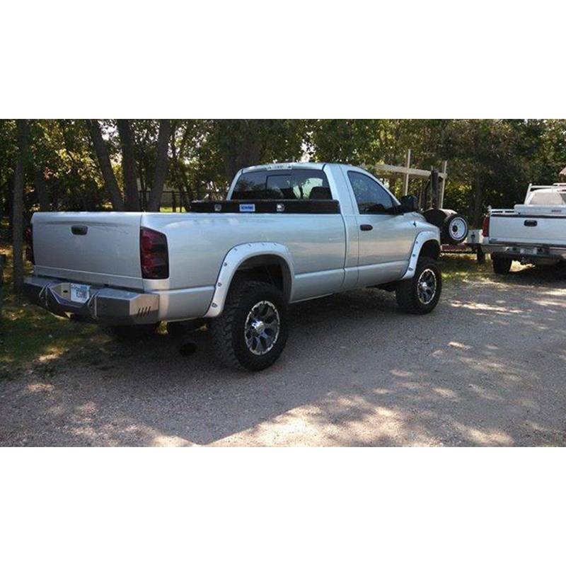 Throttle Down Kustoms - Throttle Down Kustoms RNO0609D Rear Bumper for Dodge Ram 2500/3500/4500/5500 2006-2009