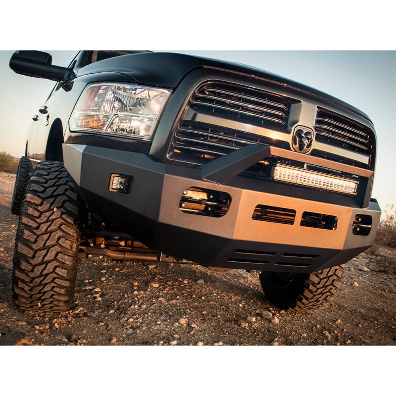 ICI - ICI AL-FBM99DGN-RT Aluminum Front Bumper for Dodge Ram 2500/3500 2010-2018