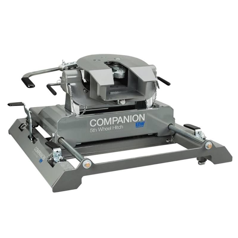 B&W - B&W RVK3770 Companion Slider 5th Wheel Hitch with Hitch Prep Package for GMC