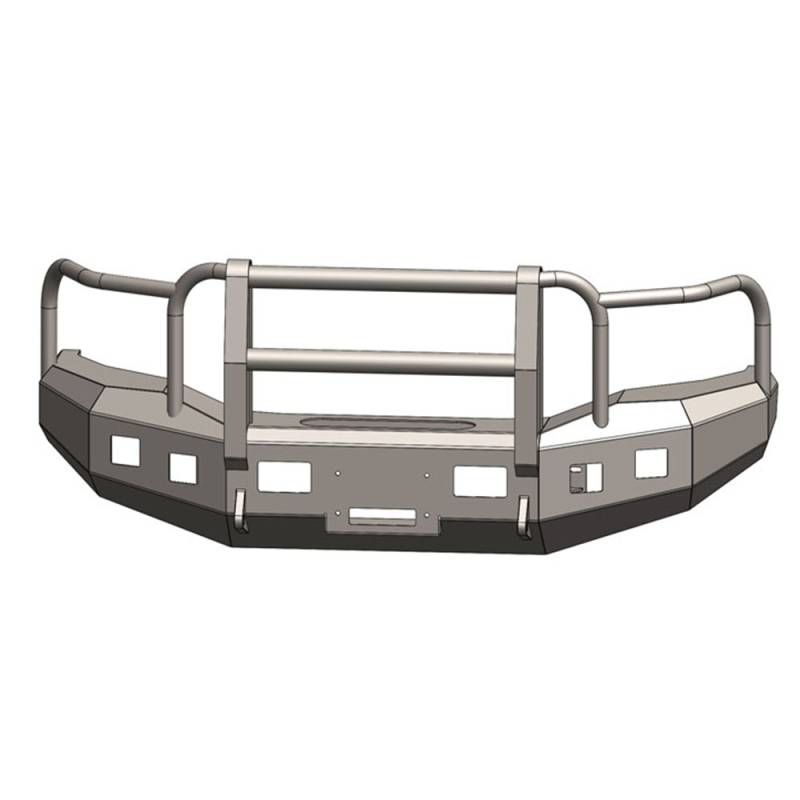 ENGO - ENGO 68-G07.5-10FG Winch Front Bumper with Full Grille Guard for GMC Sierra 2500/3500 2007-2010
