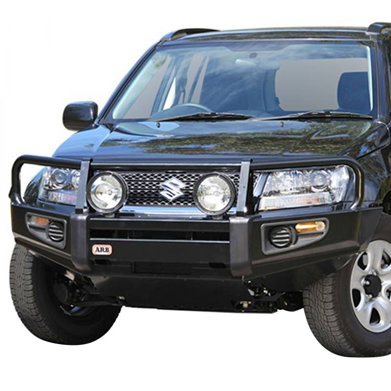 ARB 4x4 Accessories - ARB 3426050 Deluxe Winch Front Bumper with Bull Bar for Suzuki Grand Vitara 2008-2011