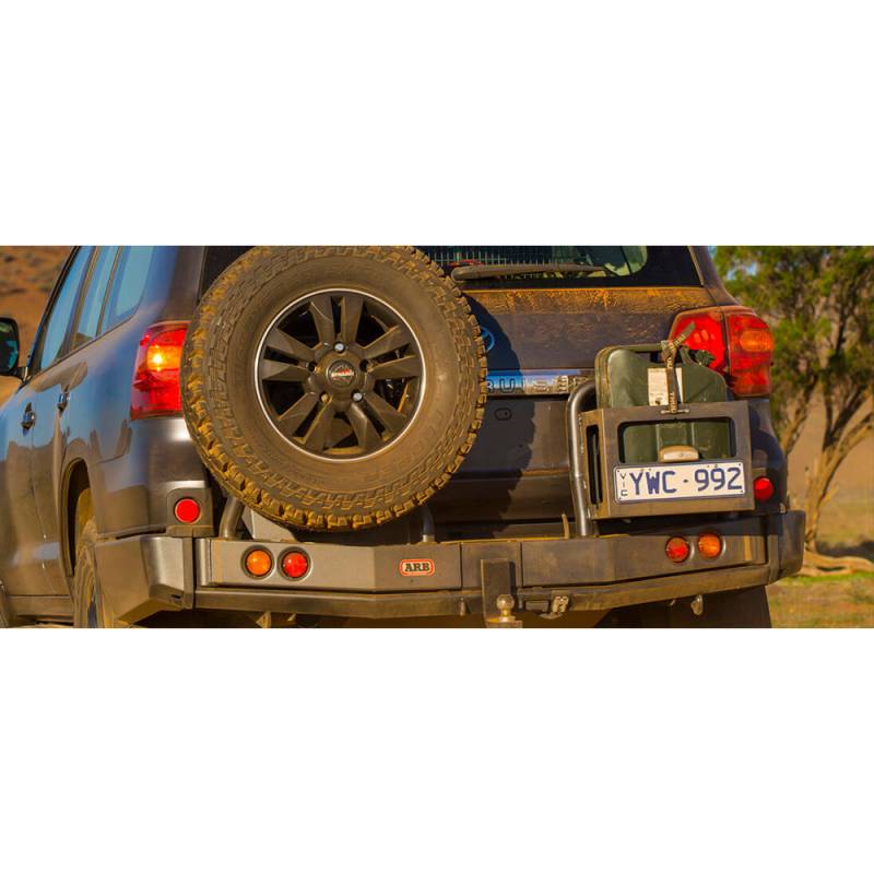 ARB 4x4 Accessories - ARB 5700251 Rear Left Side Wheel Tire Carrier for Toyota Land Cruiser 2009-2015