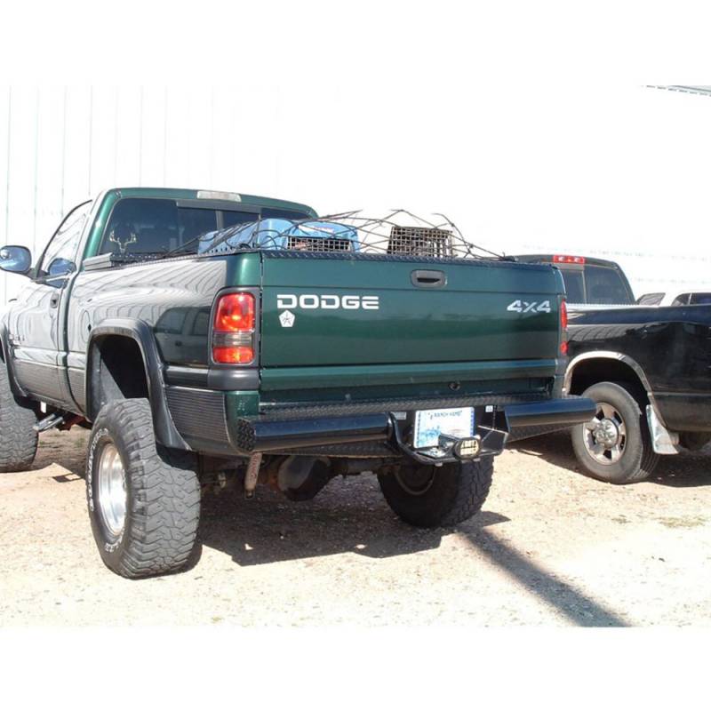 Ranch Hand - Ranch Hand BBD948BLS Legend 8" Drop Rear Bumper for Dodge Ram 1500 1994-2001
