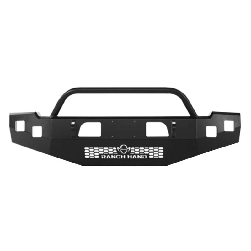 Ranch Hand - Ranch Hand BHD101BMT Horizon Front Bumper with Push Bar for Dodge Ram 2500/3500 2010-2018