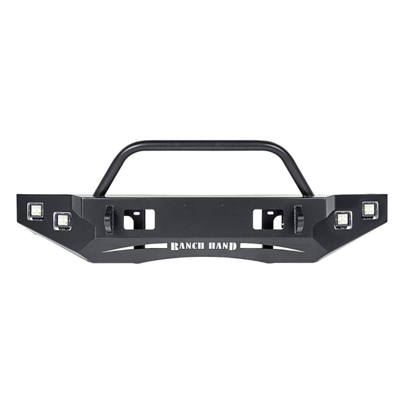 Ranch Hand - Ranch Hand BHF15HBMT Horizon Front Bumper with Push Bar for Ford F150 2015-2017