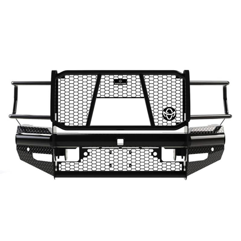 Ranch Hand - Ranch Hand FBD191BLRC Legend Front Bumper with Sensor Holes for Dodge Ram 2500/3500 2019-2021 New Body Style