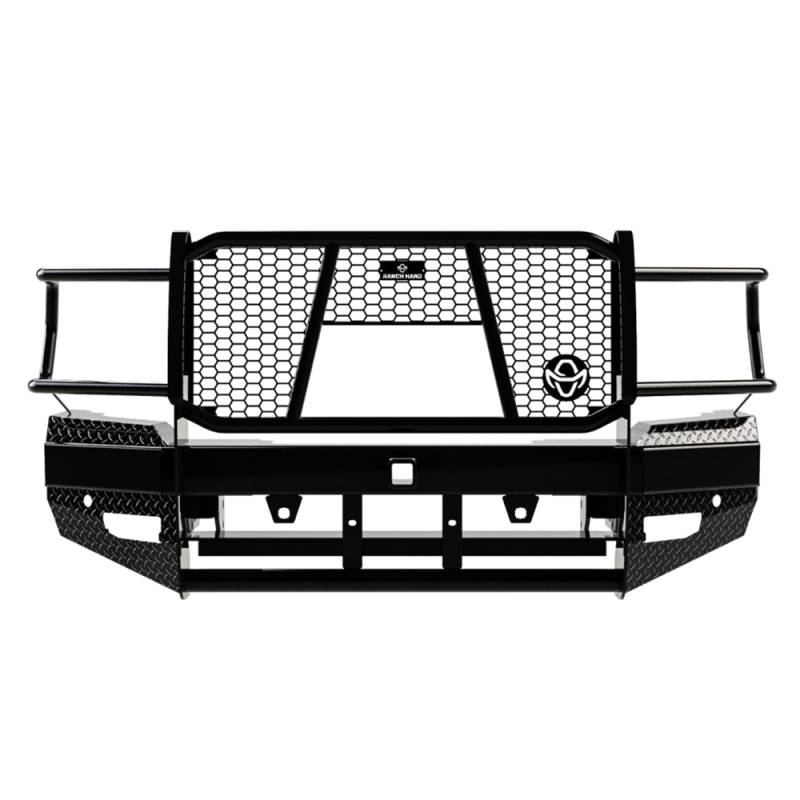 Ranch Hand - Ranch Hand FBD195BLRC Sport Winch Front Bumper with Sensor Holes for Dodge Ram 2500/3500 2019-2021 New Body Style
