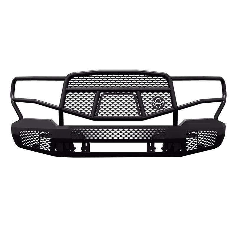 Ranch Hand - Ranch Hand MFC151BM1 Midnight Front Bumper with Grille Guard for Chevy Silverado 2500 HD/3500 HD 2015-2019