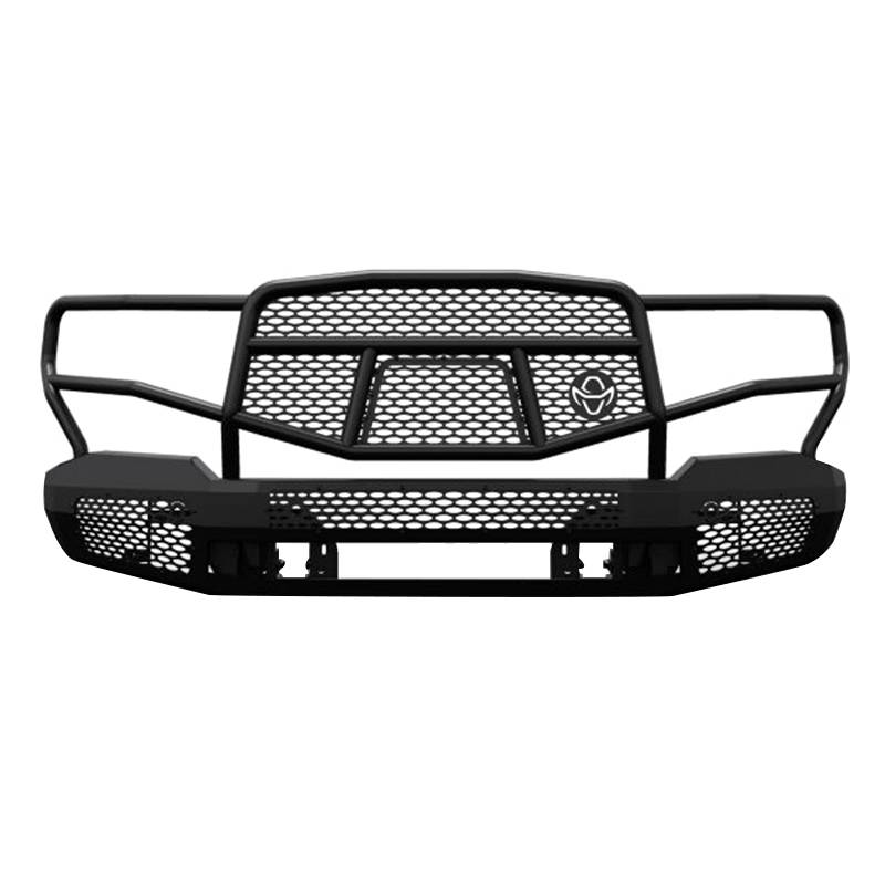 Ranch Hand - Ranch Hand MFC19HBM1 Midnight Front Bumper with Grille Guard for Chevy Silverado 1500 2019-2020