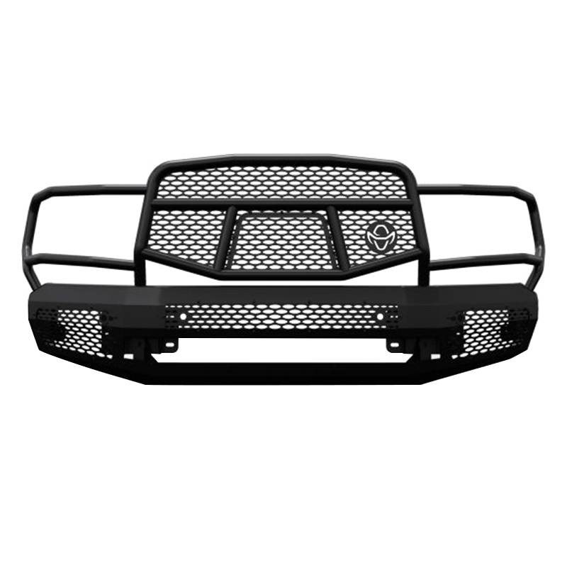 Ranch Hand - Ranch Hand MFD101BM1 Midnight Front Bumper with Grille Guard for Dodge Ram 2500/3500 2010-2018