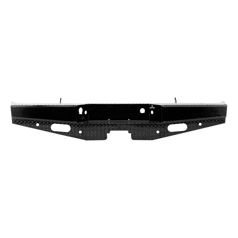 Ranch Hand - Ranch Hand SBC14HBLSL Sport Rear Bumper with Lights and Sensor Holes for GMC Sierra 1500 2014-2018