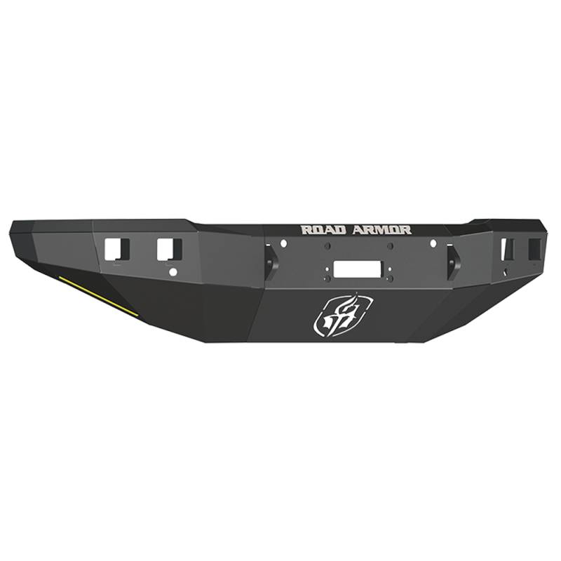 Road Armor - Road Armor 315R0B Stealth Winch Front Bumper with Square Light Holes for Chevy Silverado 2500 HD/3500 HD 2015-2019