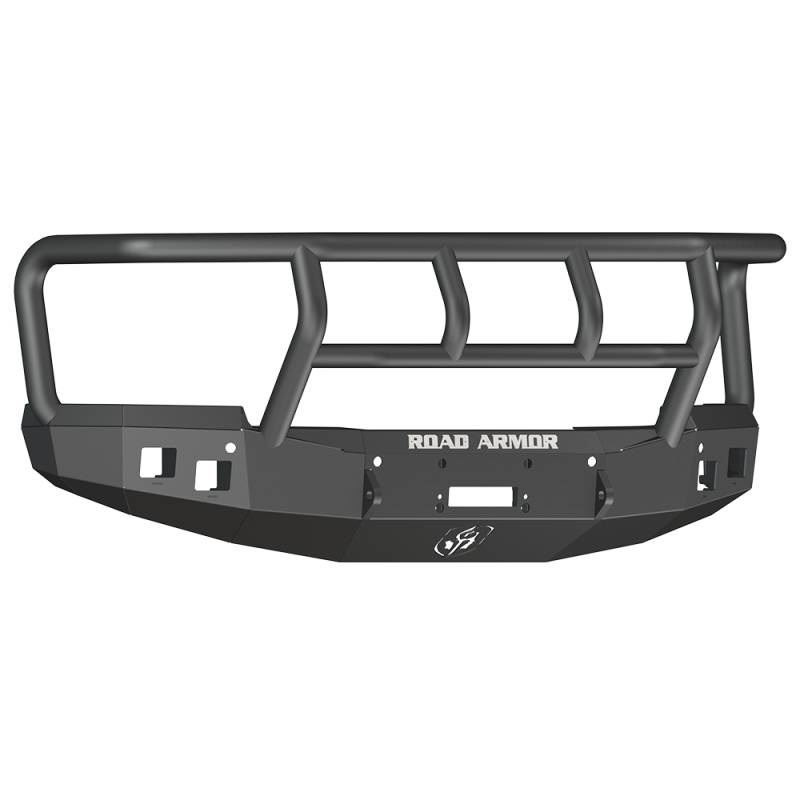 Road Armor - Road Armor 315R2B Stealth Winch Front Bumper with Titan II Guard and Square Light Holes for Chevy Silverado 2500 HD/3500 HD 2015-2019