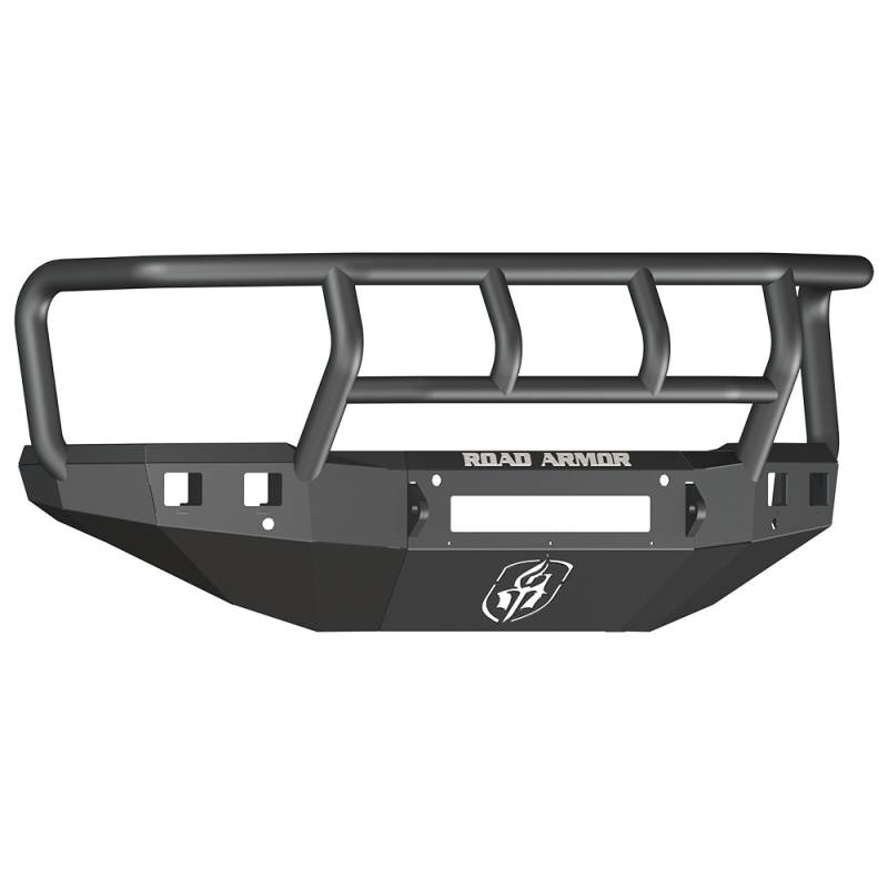 Road Armor - Road Armor 315R2B-NW Stealth Non-Winch Front Bumper with Titan II Guard and Square Light Holes for Chevy Silverado 2500 HD/3500 HD 2015-2019