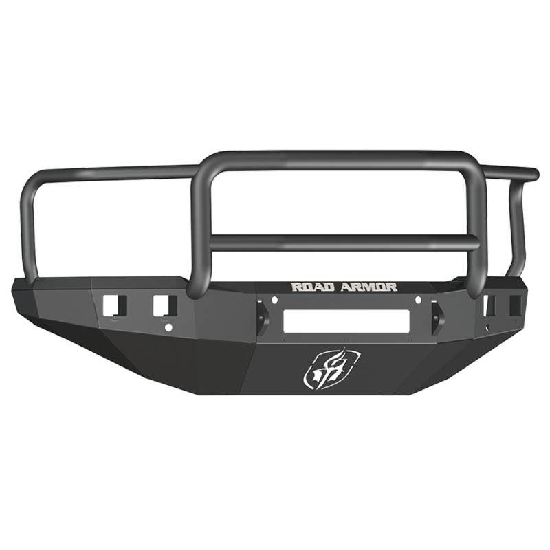 Road Armor - Road Armor 315R5B-NW Stealth Non-Winch Front Bumper with Lonestar Guard and Square Light Holes for Chevy Silverado 2500 HD/3500 HD 2015-2019
