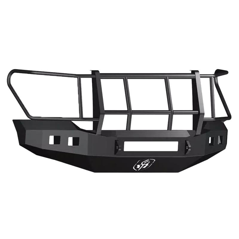 Road Armor - Road Armor 315R6B-NW Stealth Non-Winch Front Bumper with Foreman Guard and Square Light Holes for Chevy Silverado 2500 HD/3500 HD 2015-2019