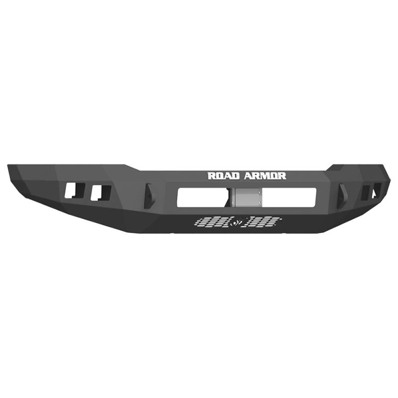 Road Armor - Road Armor 6171F0B-NW Stealth Non-Winch Front Bumper with Square Light Holes for Ford F150 2017-2020