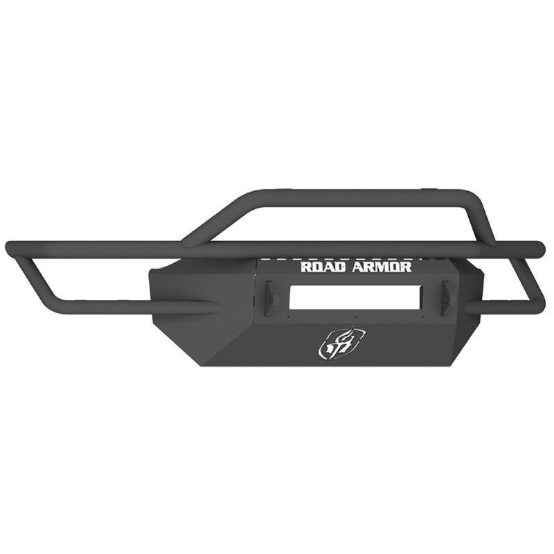 Road Armor - Road Armor SA2164B-NW Sahara Non-Winch Front Bumper with Pre-Runner Guard for GMC Sierra 1500 2016-2018