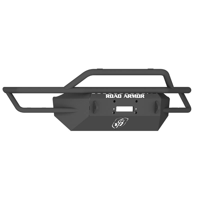 Road Armor - Road Armor SA3154B Sahara Winch Front Bumper with Pre-Runner Guard for Chevy Silverado 2500 HD/3500 HD 2015-2019