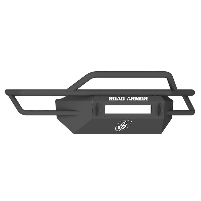 Road Armor - Road Armor SA3824B-NW Sahara Non-Winch Front Bumper with Pre-Runner Guard for Chevy Silverado 2500 HD/3500 HD 2011-2014