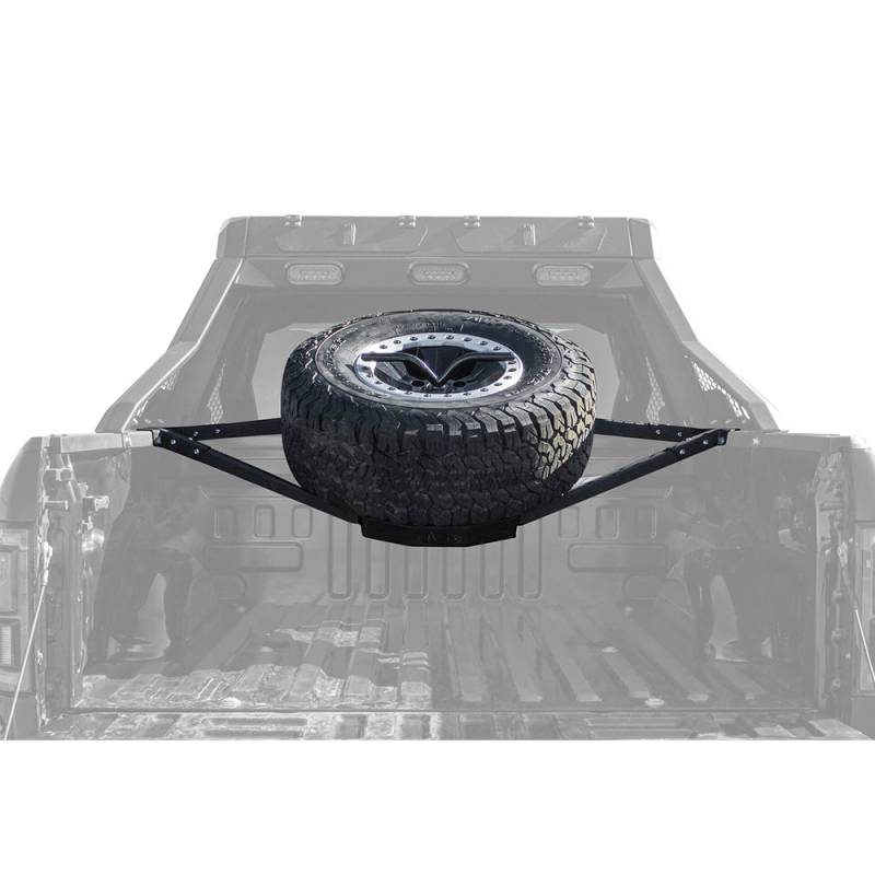 Addictive Desert Designs - ADD C99552NA01NA HoneyBadger Chase Rack Tire Carrier for Ford Raptor 2017-2019