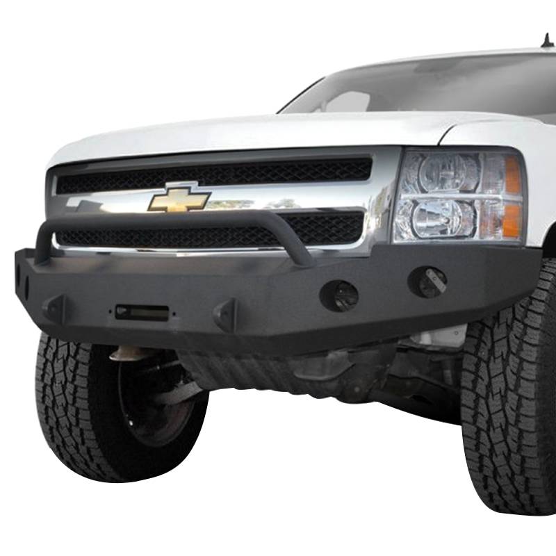 DV8 Offroad - DV8 Offroad FBCS1-01 Winch Front Bumper for Chevy Silverado 1500 2007-2013