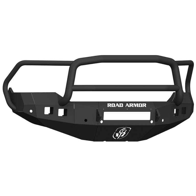Road Armor - Road Armor 413F5B-NW Stealth Non-Winch Front Bumper with Lonestar Guard and Square Light Holes for Dodge Ram 1500 2013-2018