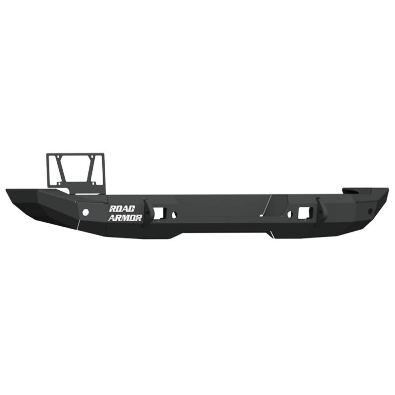 Road Armor - Road Armor 5183R0B Stealth Full Width Non-Winch Rear Bumper for Jeep Wrangler JL 2018-2019