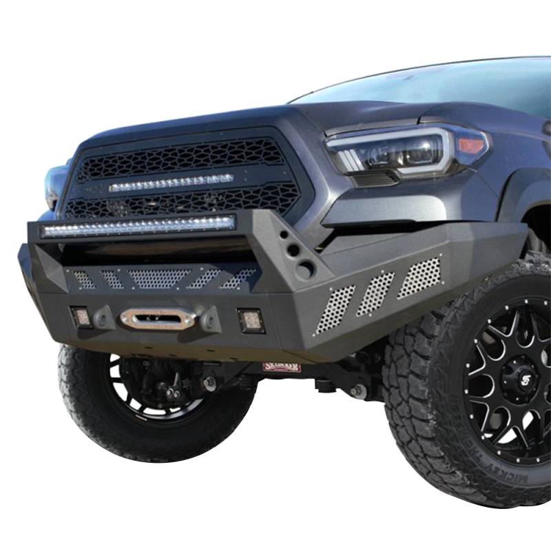 DV8 Offroad - DV8 Offroad FBTT1-03 Winch Front Bumper for Toyota Tacoma 2016-2020