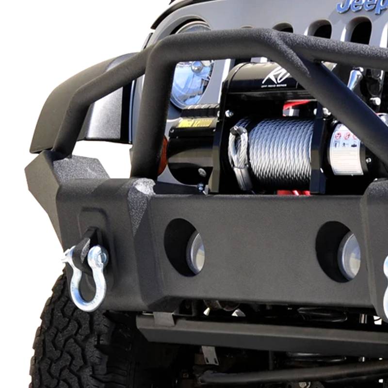 DV8 Offroad - DV8 Offroad FS-1 Full Length Front Bumper for Jeep Wrangler JK 2007-2015