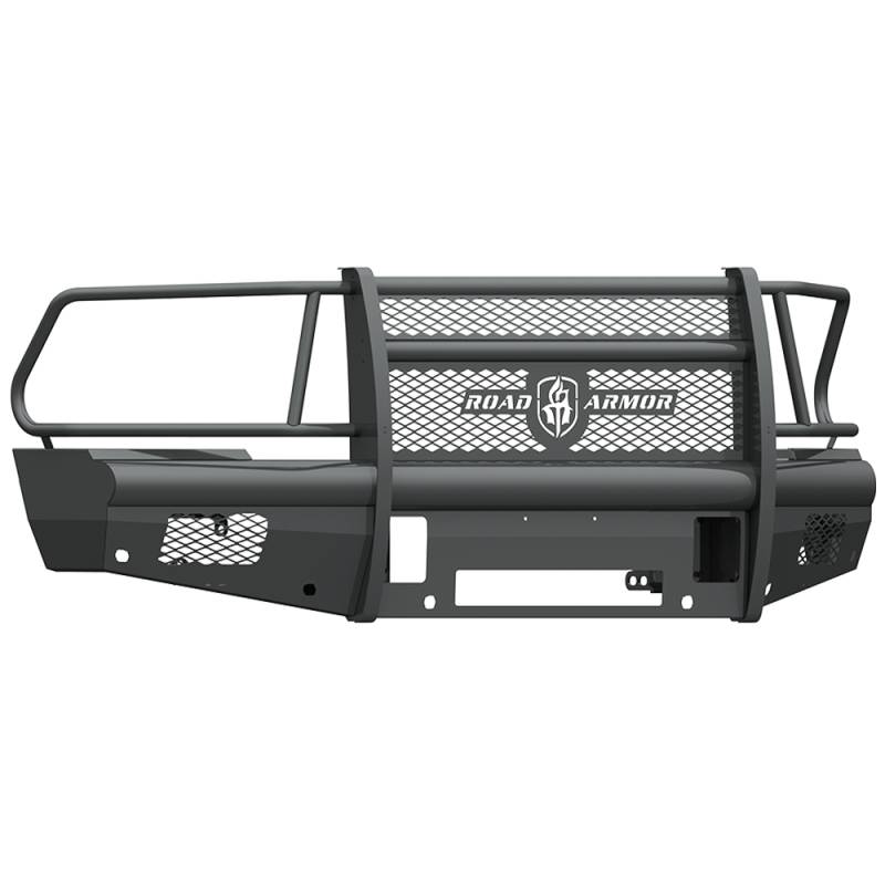 Road Armor - Road Armor 410VF6B Vaquero Non-Winch Front Bumper with Full Guard for Dodge Ram 2500/3500/4500/5500 2010-2018