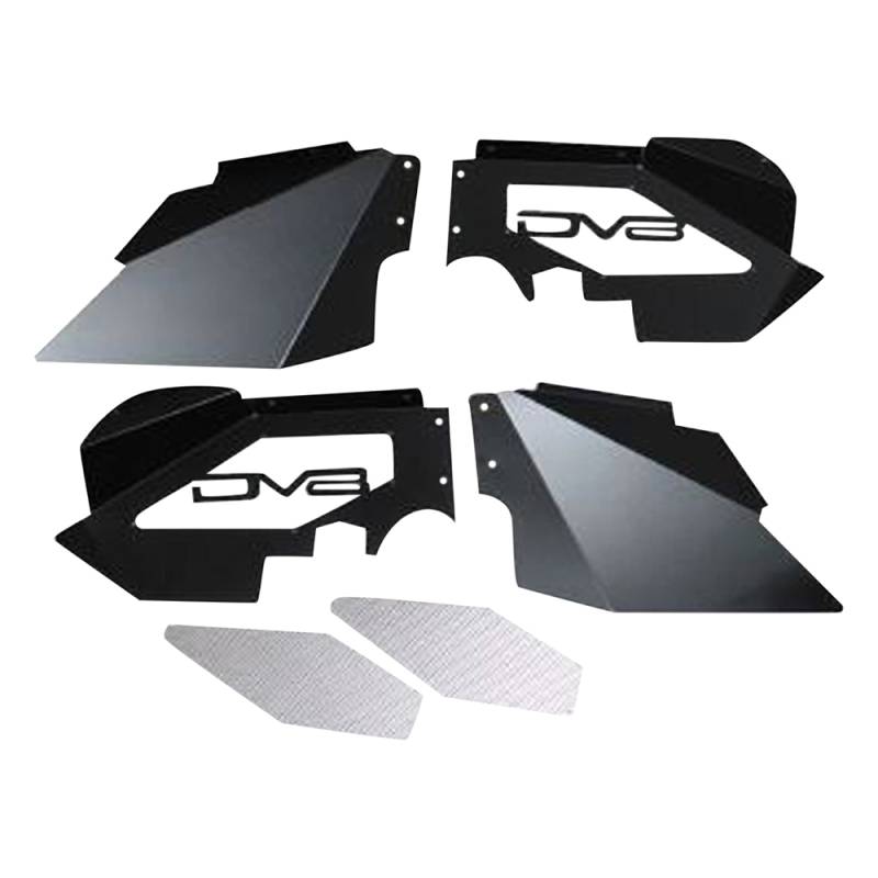 DV8 Offroad - DV8 Offroad INFEND-01FB Front Inner Fenders for Jeep Wrangler JK 2007-2018