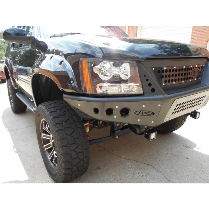 Addictive Desert Designs - ADD F1503452580103 Stealth Front Bumper with Upper Grille for Chevy Tahoe/Suburban/Avalanche 2007-2014