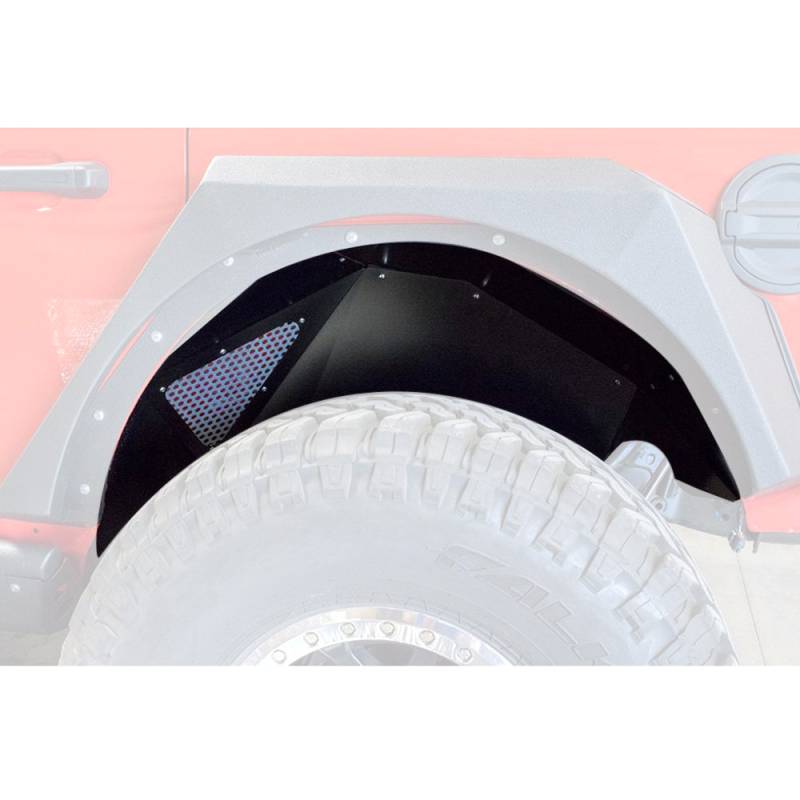 DV8 Offroad - DV8 Offroad INFEND-03RB Rear Inner Fenders for Jeep Wrangler JL 2018-2019